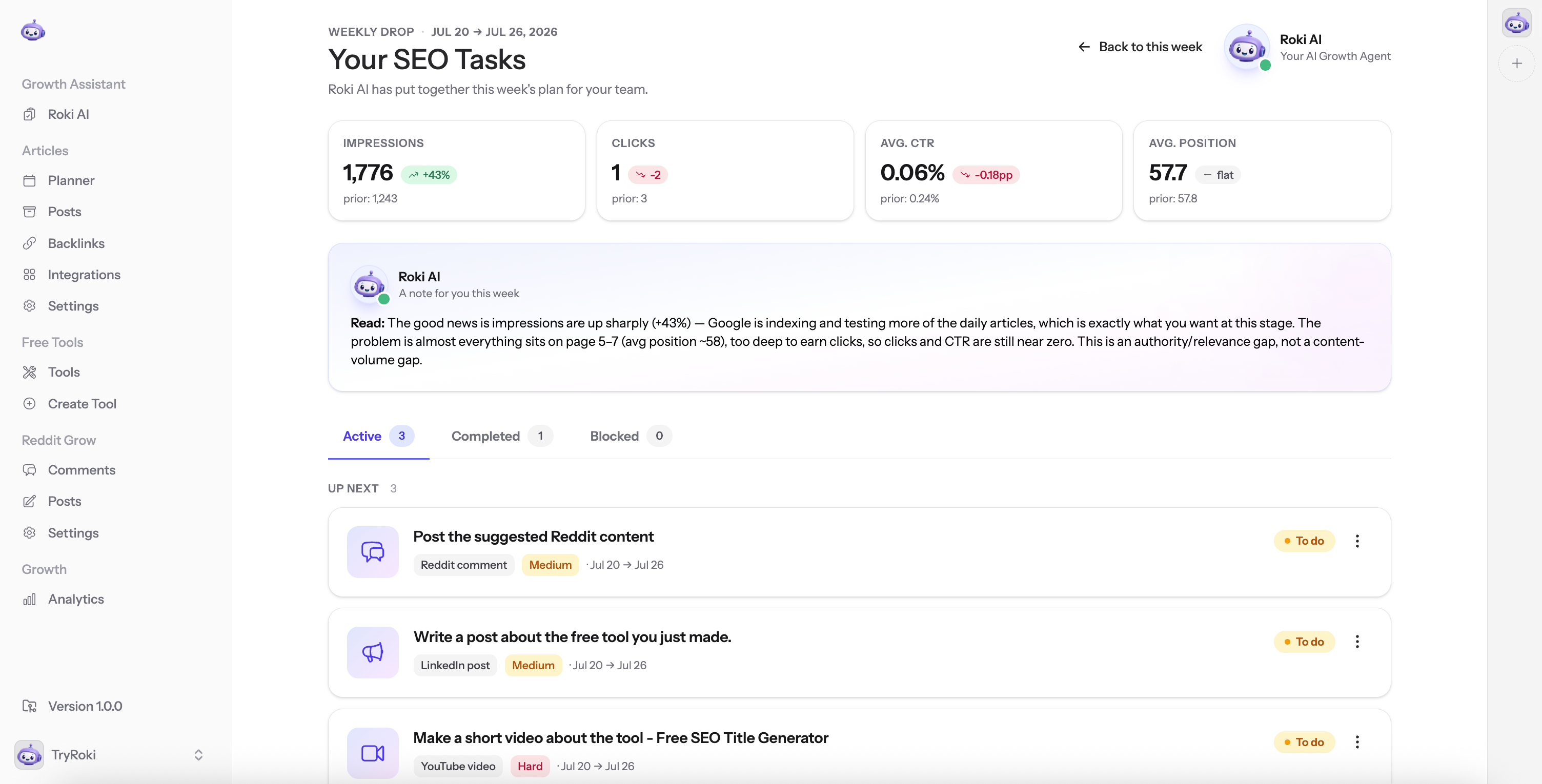 AI SEO Agent - Your dedicated AI SEO Agent